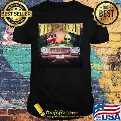 Alien and parrot babblin and dabblin shirt