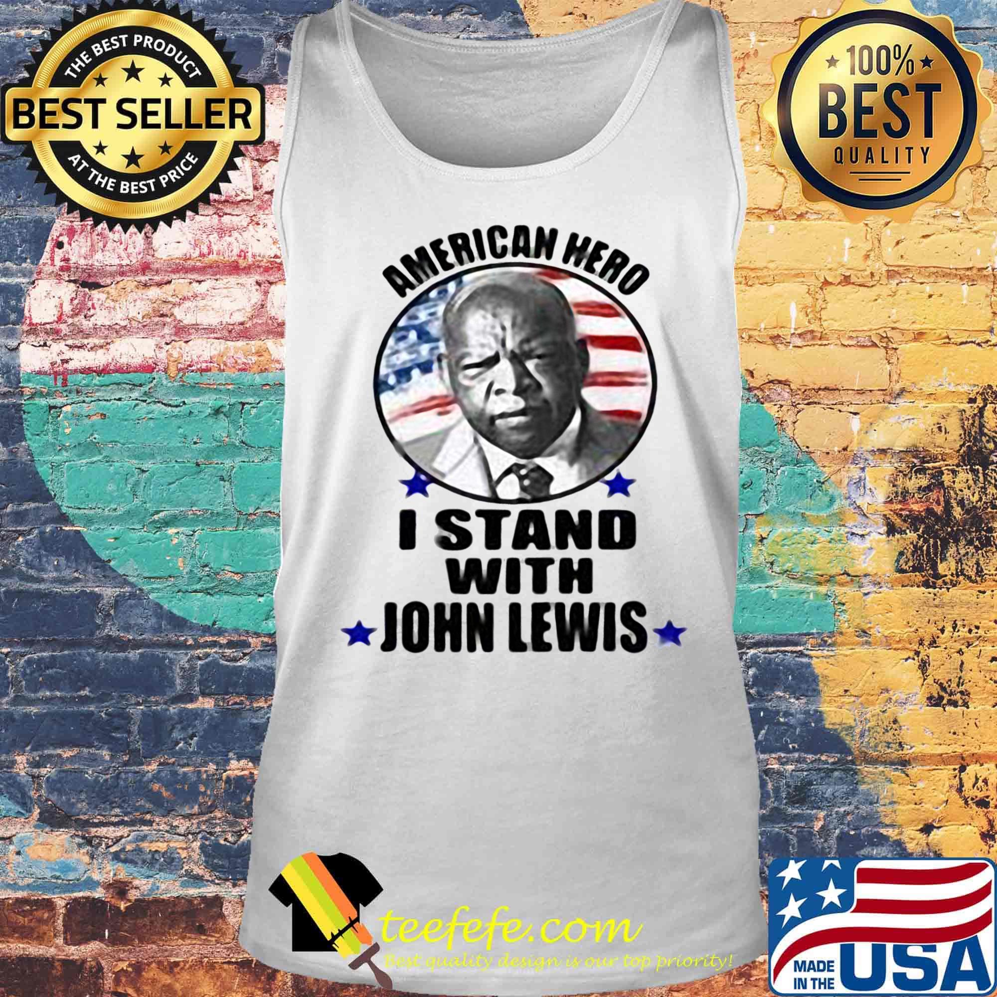 American hero i stand with john lewis flag s Tank top American hero i stand with john lewis flag s Tank top