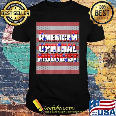 American ophthalmologist wall happy independence day shirt
