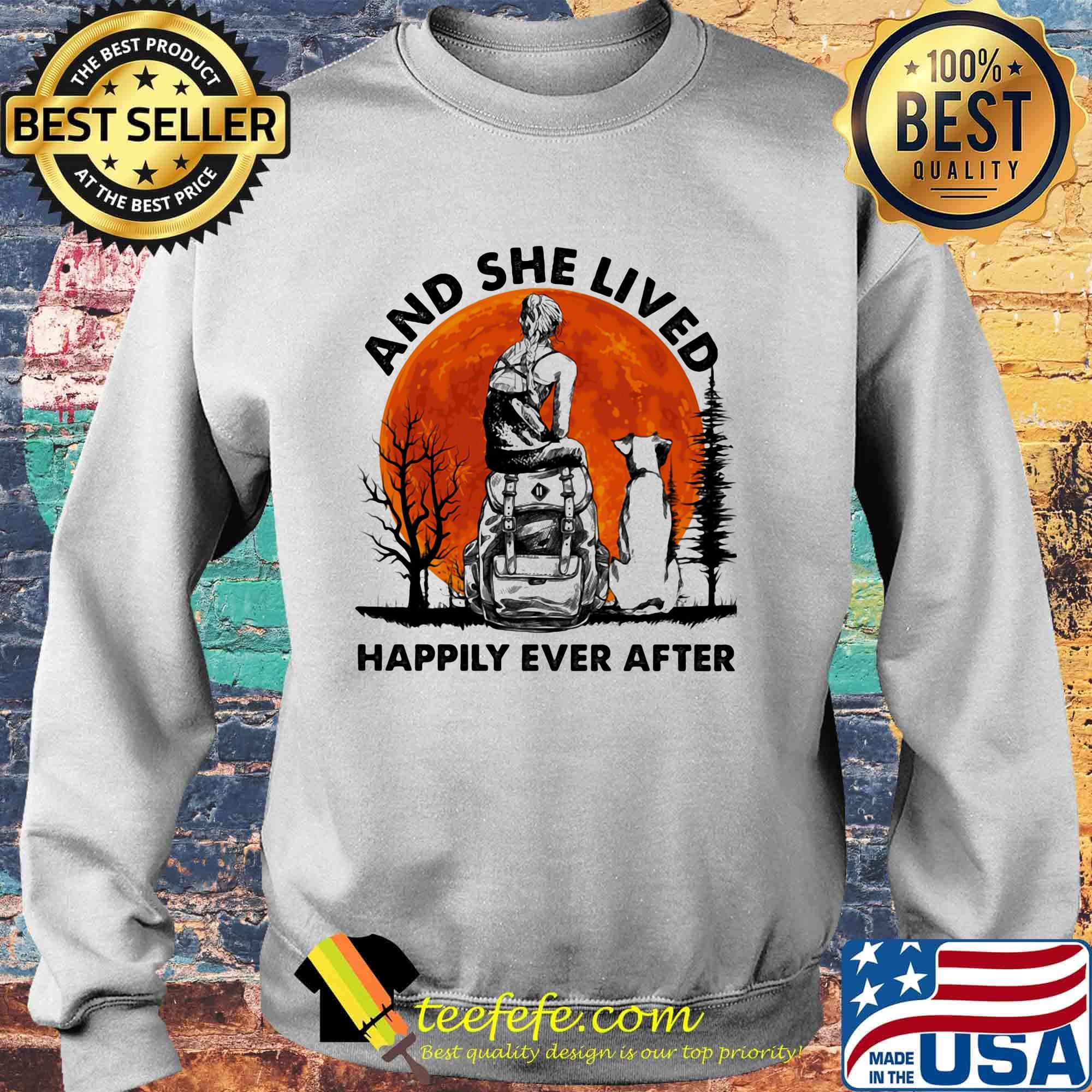 And she lived happily ever after moon blood s Sweater And she lived happily ever after moon blood s Sweater