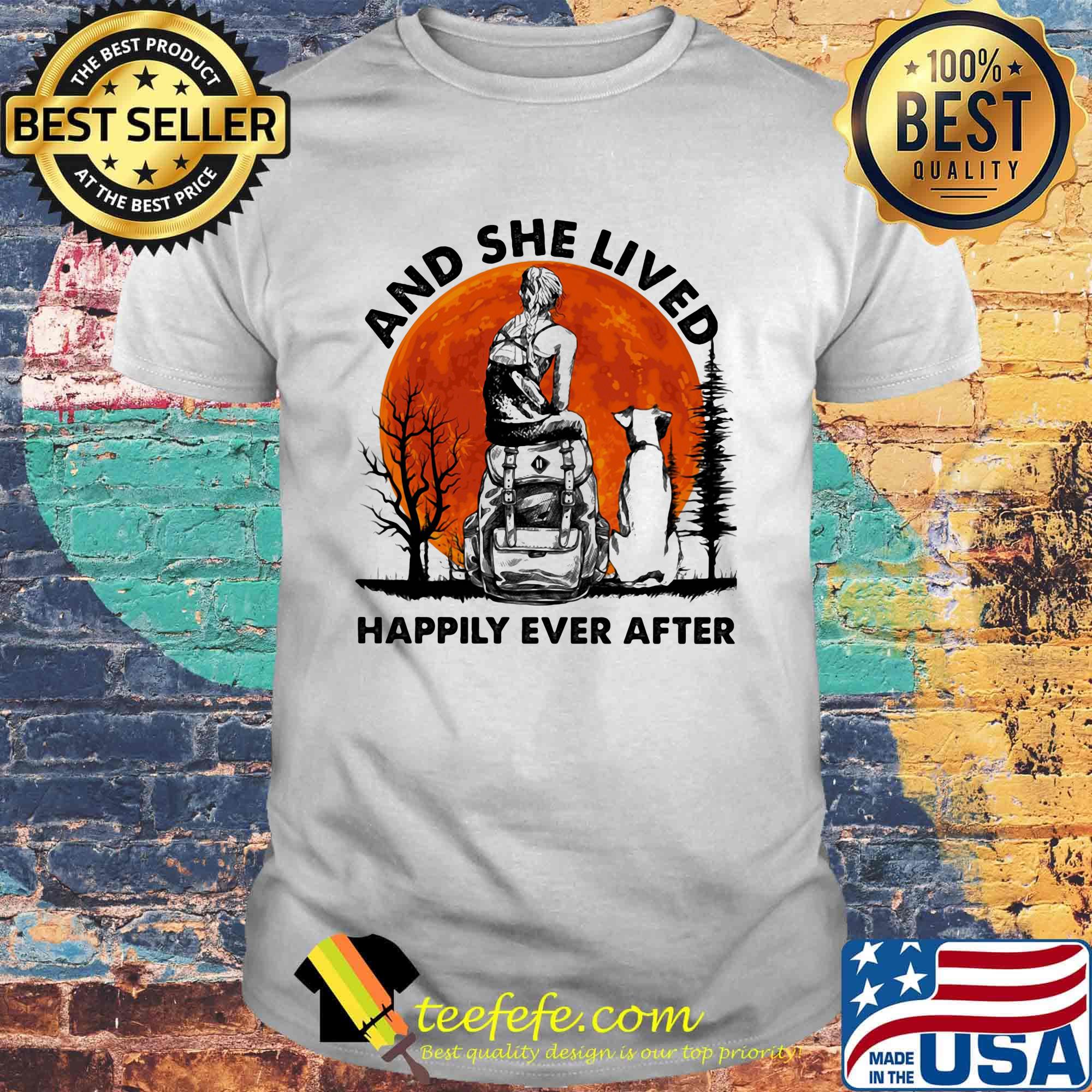 And she lived happily ever after moon blood shirt And she lived happily ever after moon blood shirt