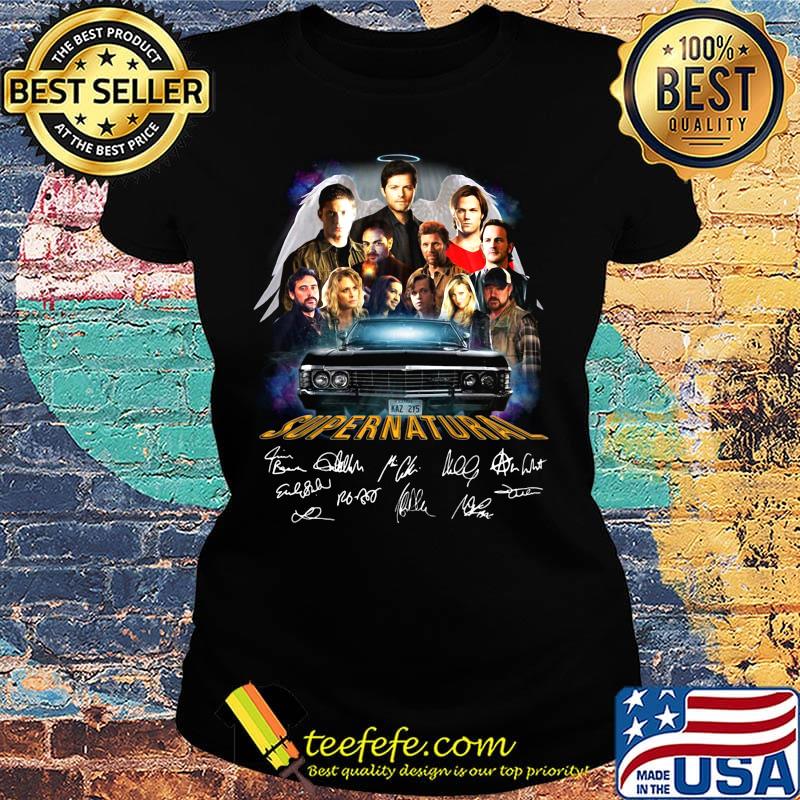 Angel supernatural car signatures s Ladies tee Angel supernatural car signatures s Ladies tee