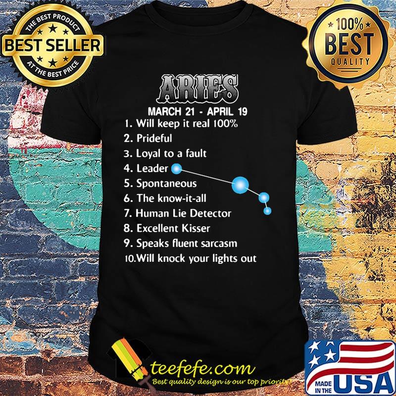 Aries March 21 April 19 Will Keep It Real Prideful Loyal To A Fault Leader The Know It All Human Lie Detector Excellent Kisser Speaks Fluent Sarcasm Will Knock Your Lights Out Shir