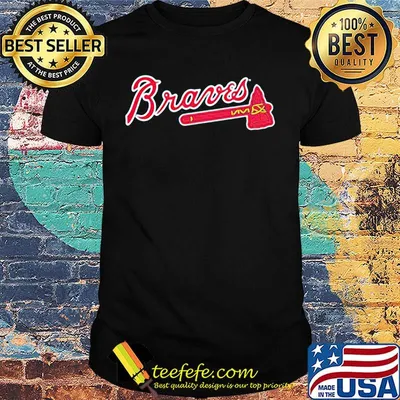 Atlanta braves logo black shirt