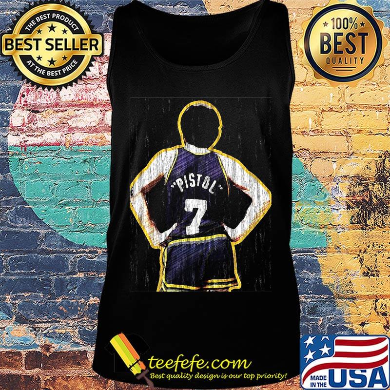 Atlanta hawks pete maravich throwback adidas pistol s Tank top Atlanta hawks pete maravich throwback adidas pistol s Tank top