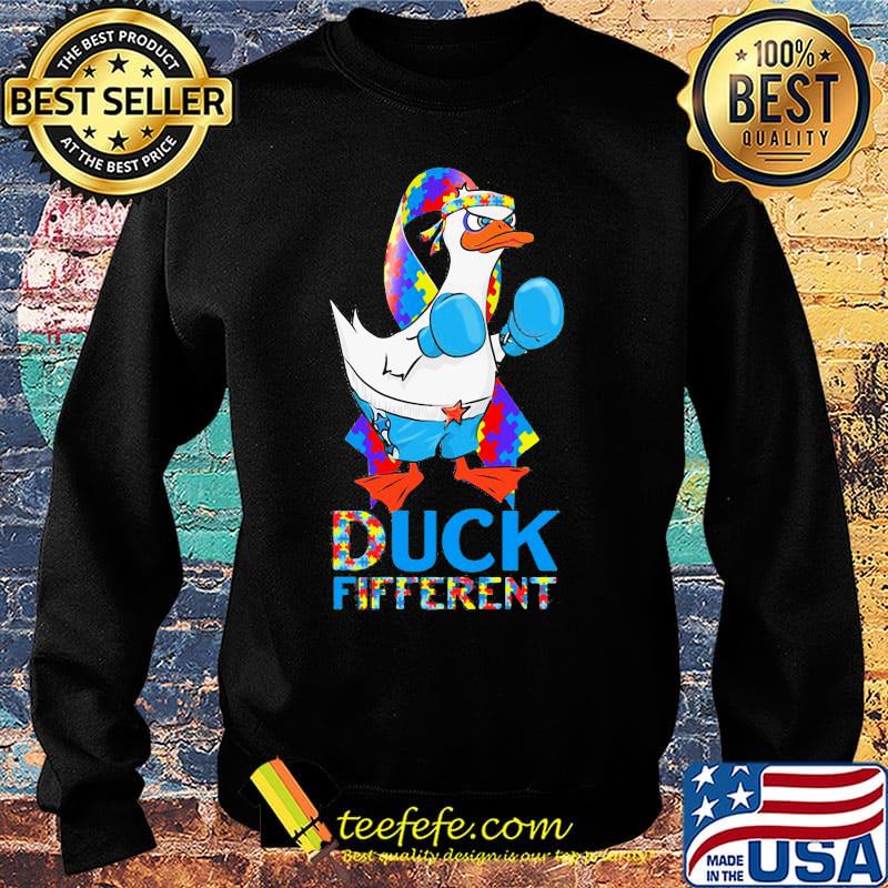 Autism boxing duck different s Sweater Autism boxing duck different s Sweater