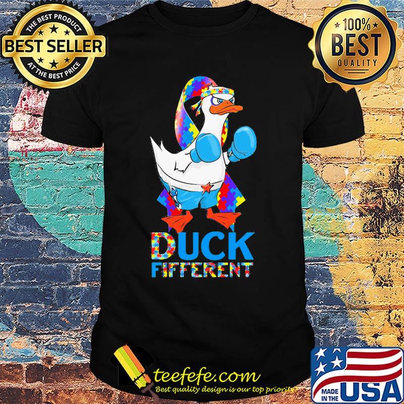 Autism boxing duck different shirt Autism boxing duck different shirt