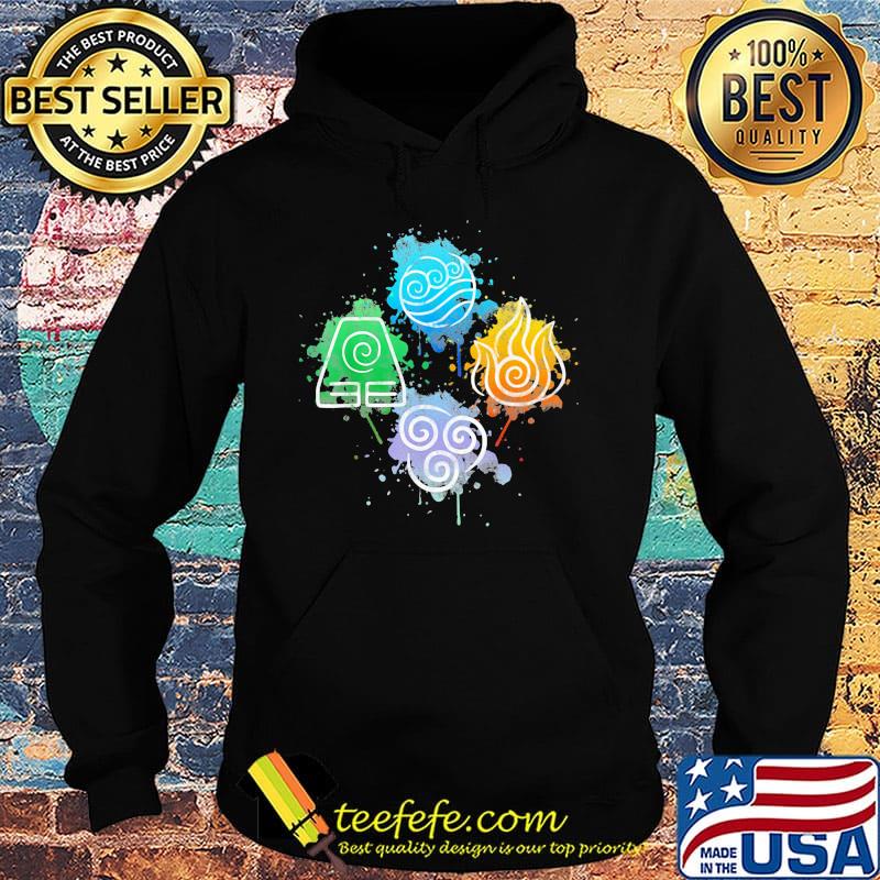 Avatar four elements fire water earth air s Hoodie Avatar four elements fire water earth air s Hoodie