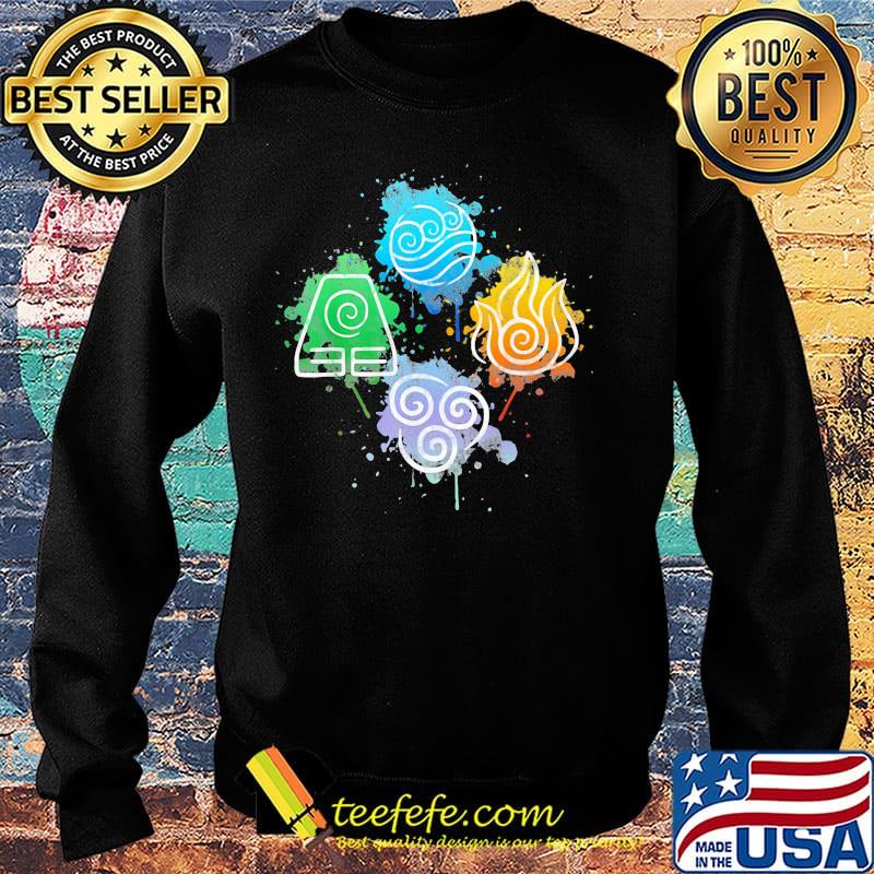 Avatar four elements fire water earth air s Sweater Avatar four elements fire water earth air s Sweater
