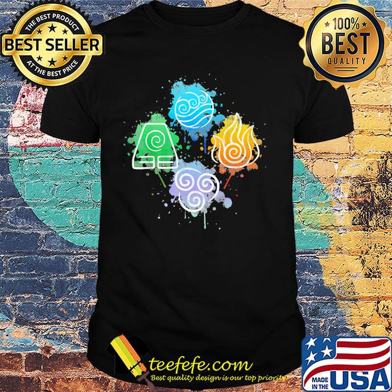 Avatar four elements fire water earth air shirt Avatar four elements fire water earth air shirt