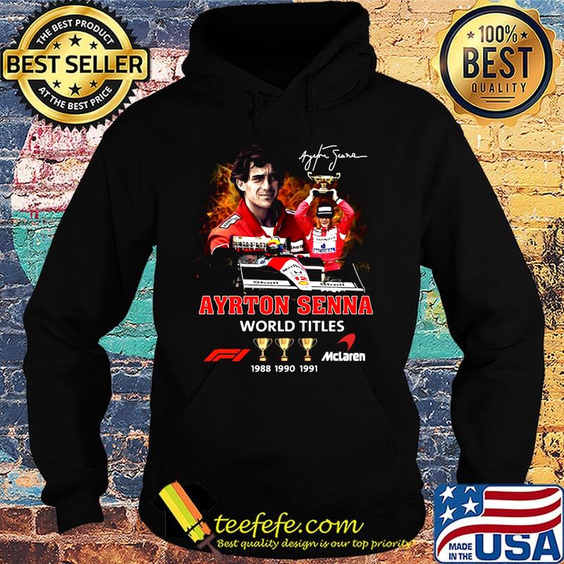 Ayrton senna racing world titles champions signature s Hoodie Ayrton senna racing world titles champions signature s Hoodie