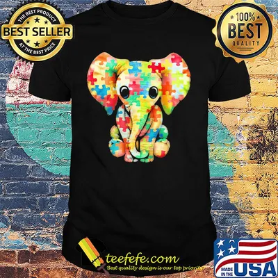 Baby elephant autism classic shirt