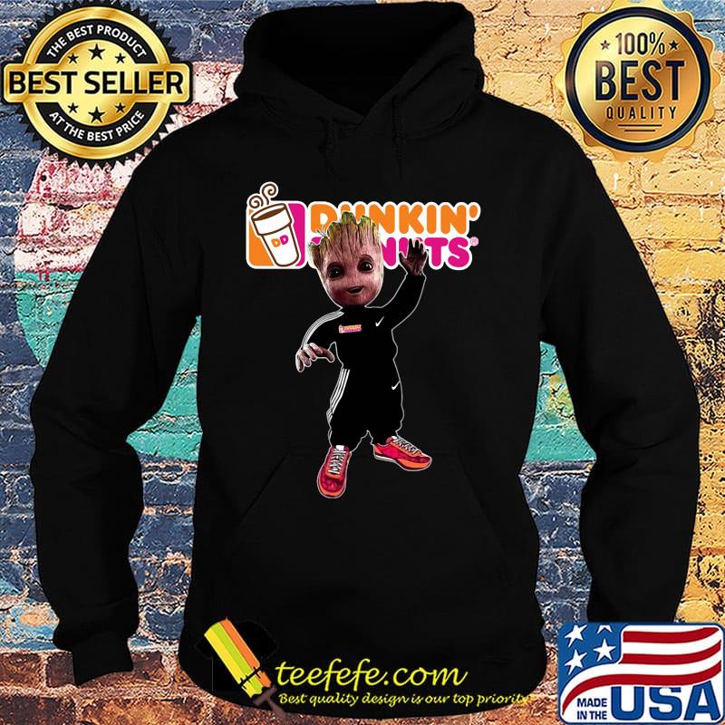 Baby groot dunkin donuts logo s Hoodie Baby groot dunkin donuts logo s Hoodie
