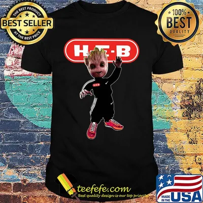 Baby groot heb logo shirt