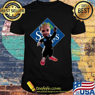 Baby groot sam's club logo shirt