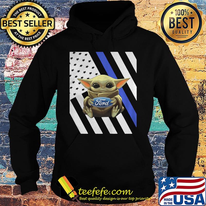 Baby yoda hug ford american flag independence day s Hoodie Baby yoda hug ford american flag independence day s Hoodie