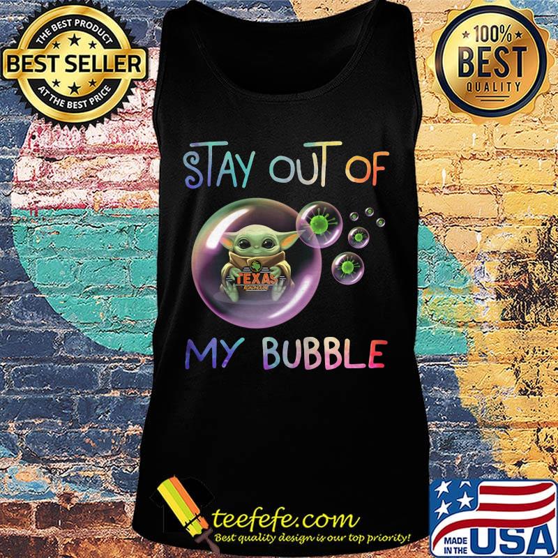 Baby yoda hug texas roadhouse stay out of my bubble covid-19 s Tank top Baby yoda hug texas roadhouse stay out of my bubble covid-19 s Tank top