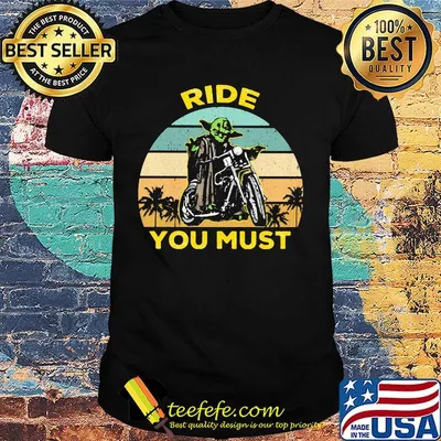 Baby Yoda ride you must vintage retro shirt