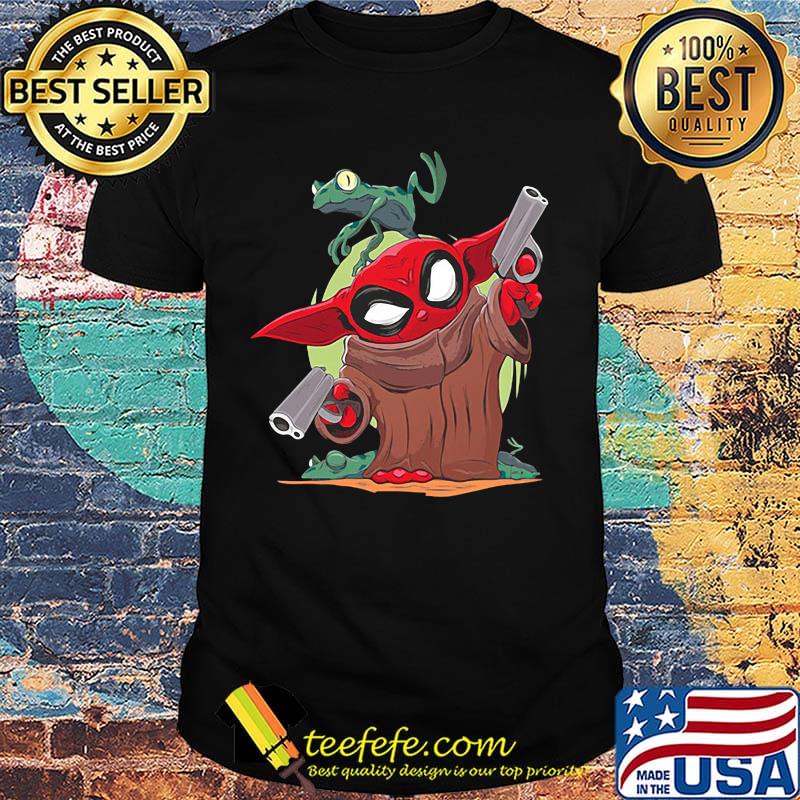Baby yoda spiderman and frog shirt Baby yoda spiderman and frog shirt