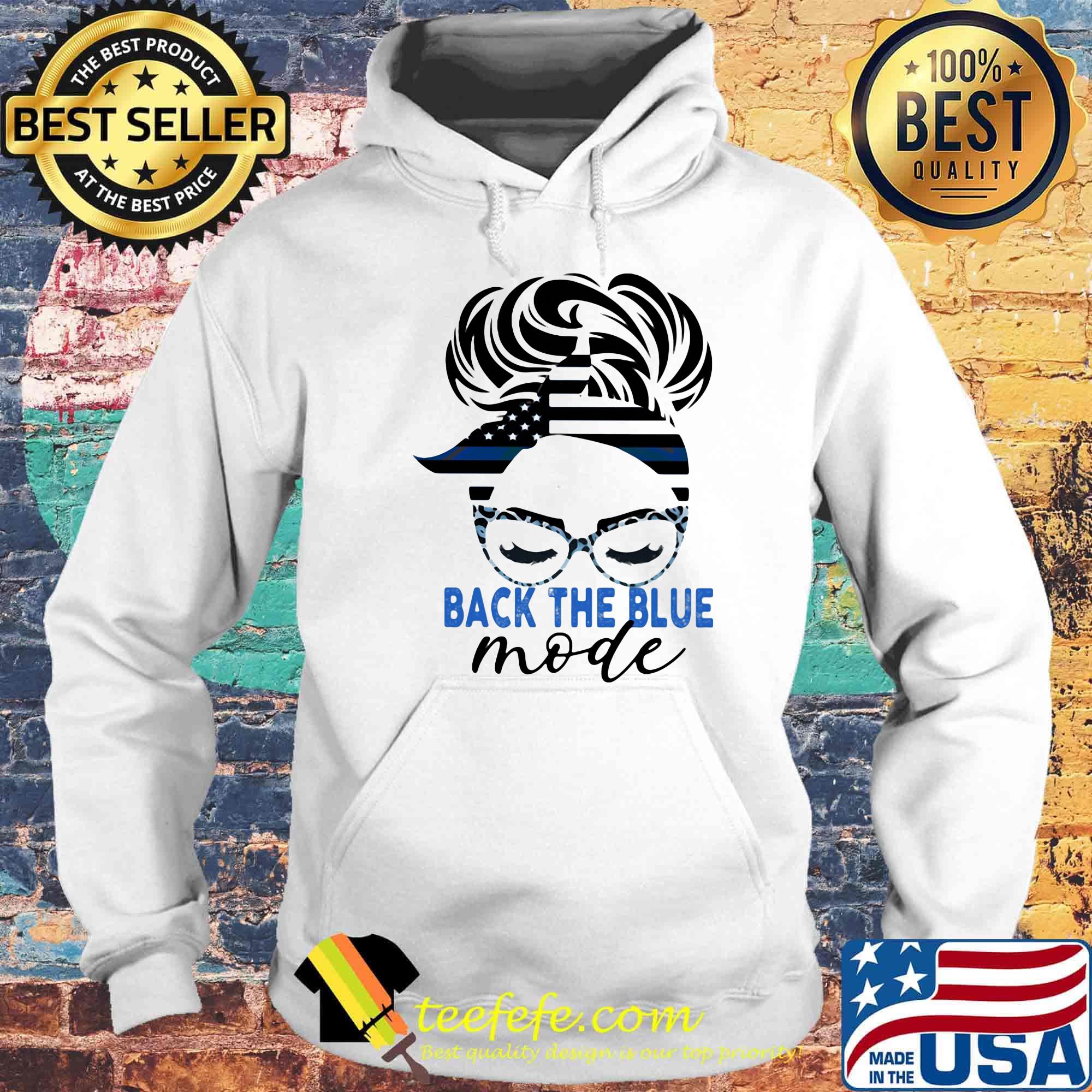 Back The Blue Mode Woman Independence Day Shirt Hoodie Back The Blue Mode Woman Independence Day Shirt Hoodie