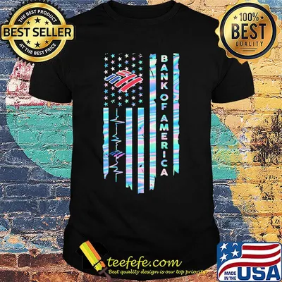 Bank of America American flag shirt