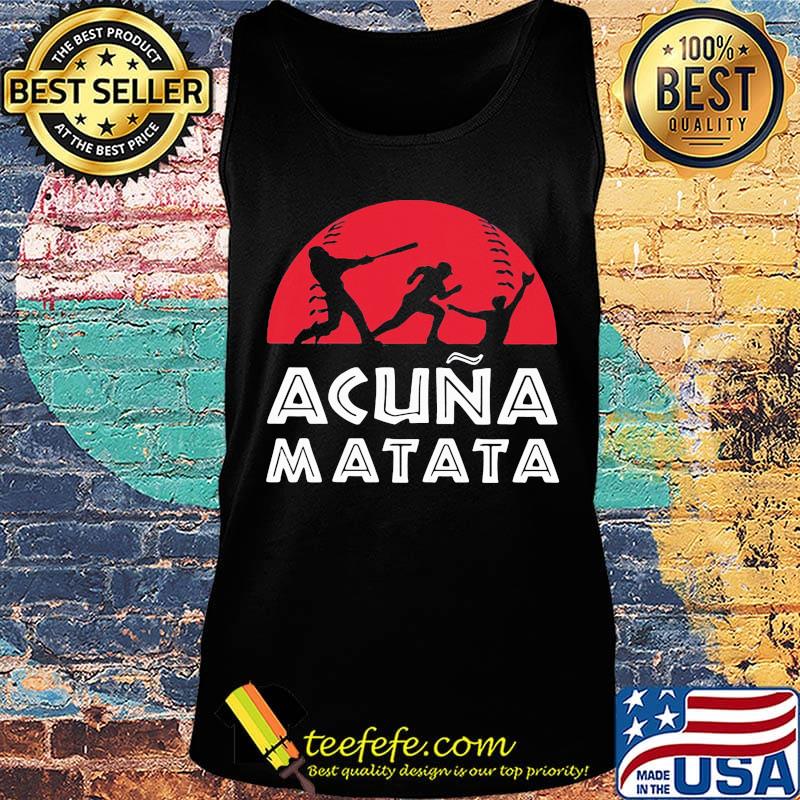 Baseball acuna matata sunset s Tank top Baseball acuna matata sunset s Tank top