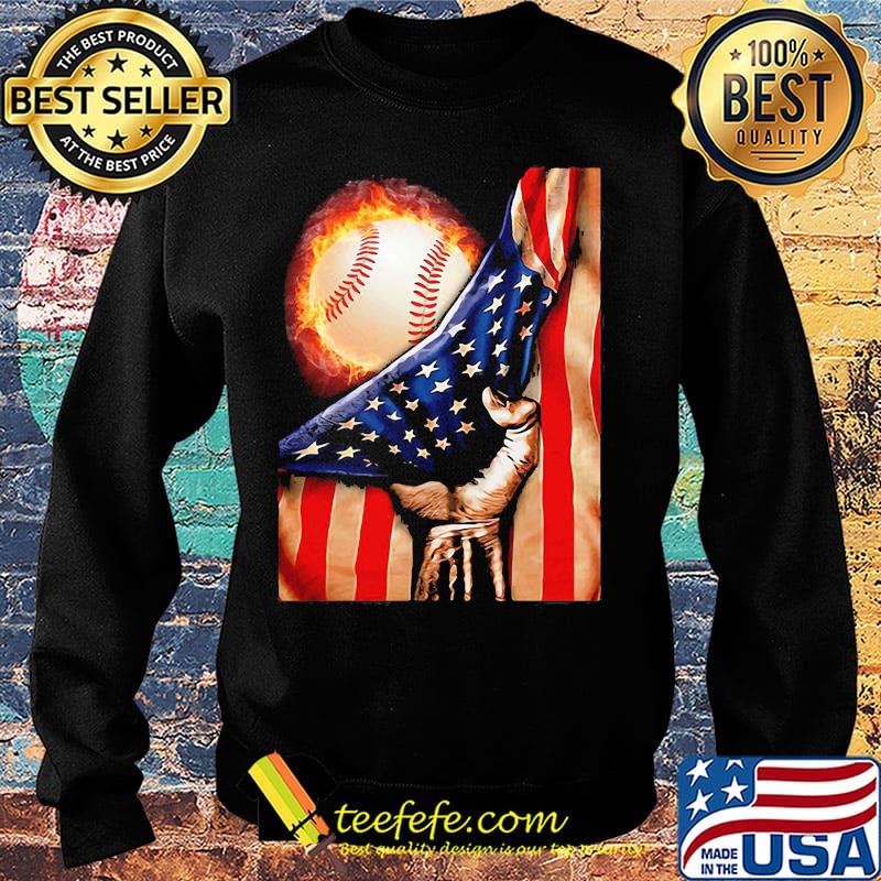 Baseball american flag happy independence day fire s Sweater Baseball american flag happy independence day fire s Sweater