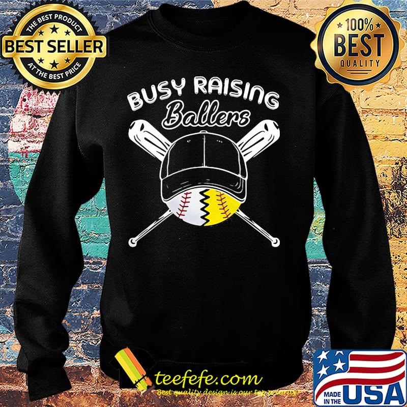 Baseball and softball busy raising ballers s Sweater Baseball and softball busy raising ballers s Sweater