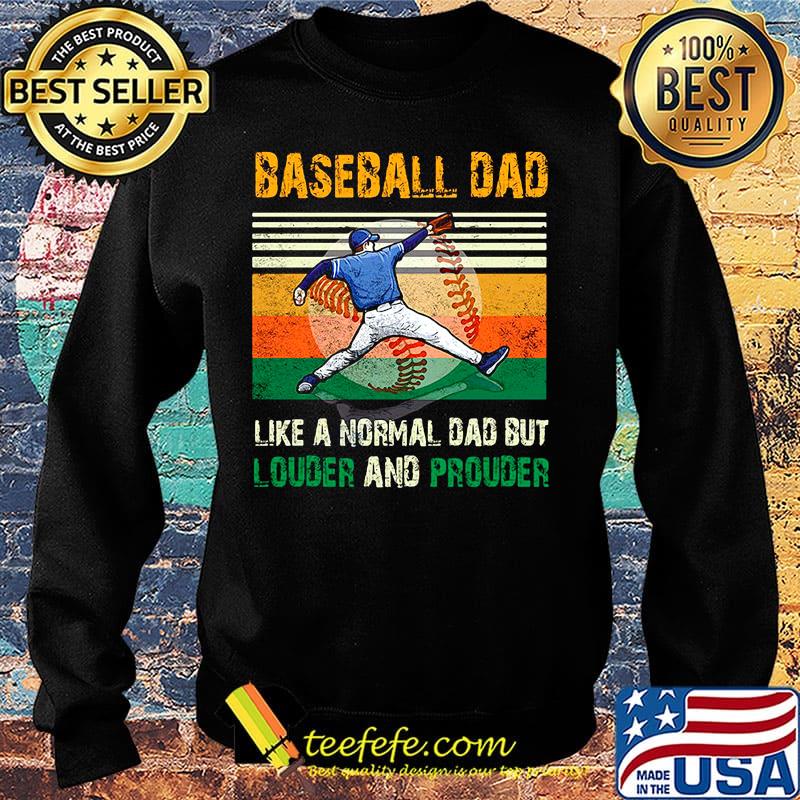 Baseball dad like a regular dad but cooler vintage retro s Sweater Baseball dad like a regular dad but cooler vintage retro s Sweater
