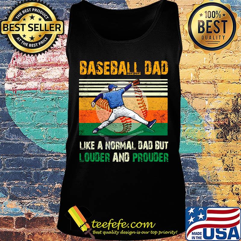 Baseball dad like a regular dad but cooler vintage retro s Tank top Baseball dad like a regular dad but cooler vintage retro s Tank top