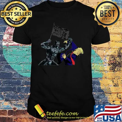 Batman kick donald trump black lives matter flag shirt