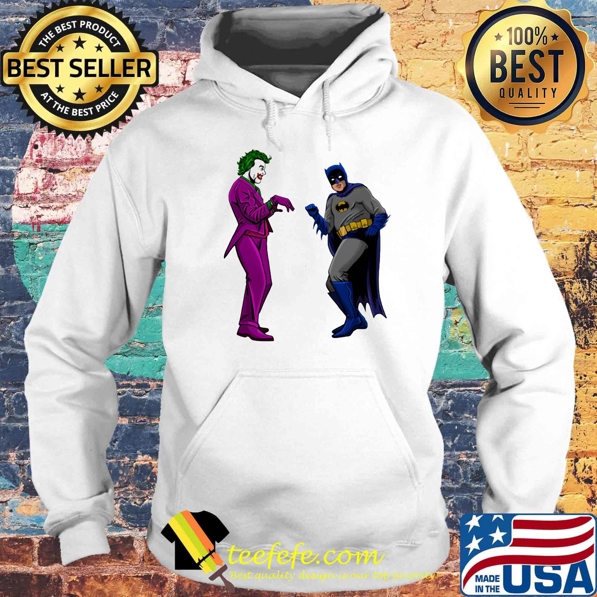 Batman vs. The joker split s Hoodie Batman vs. The joker split s Hoodie