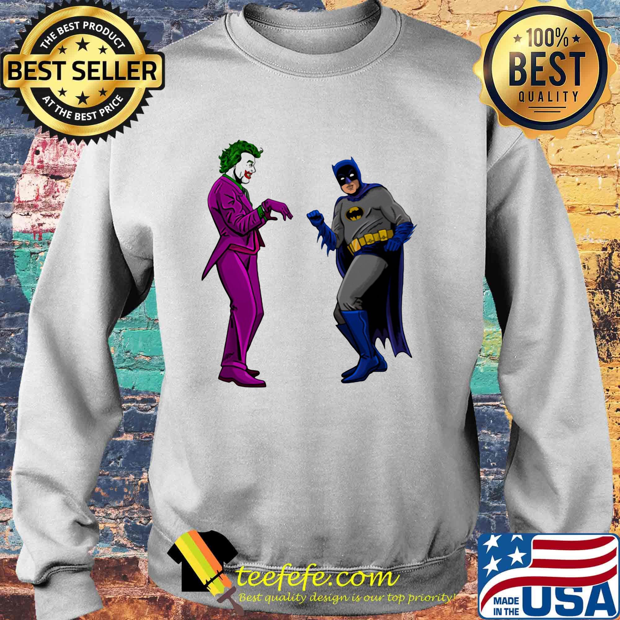 Batman vs. The joker split s Sweater Batman vs. The joker split s Sweater