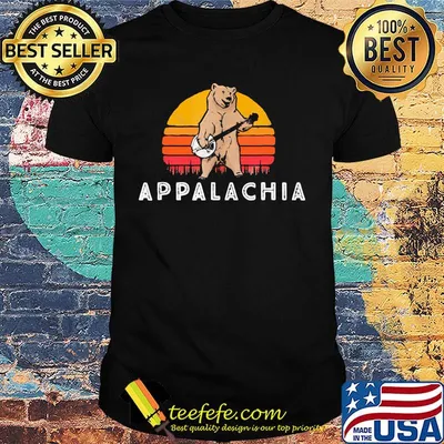 Bear appalachia vintage retro shirt