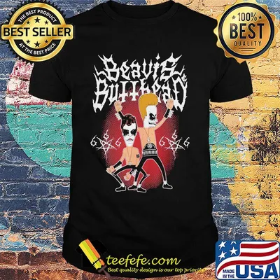 Beavis and butthead rock band shirt
