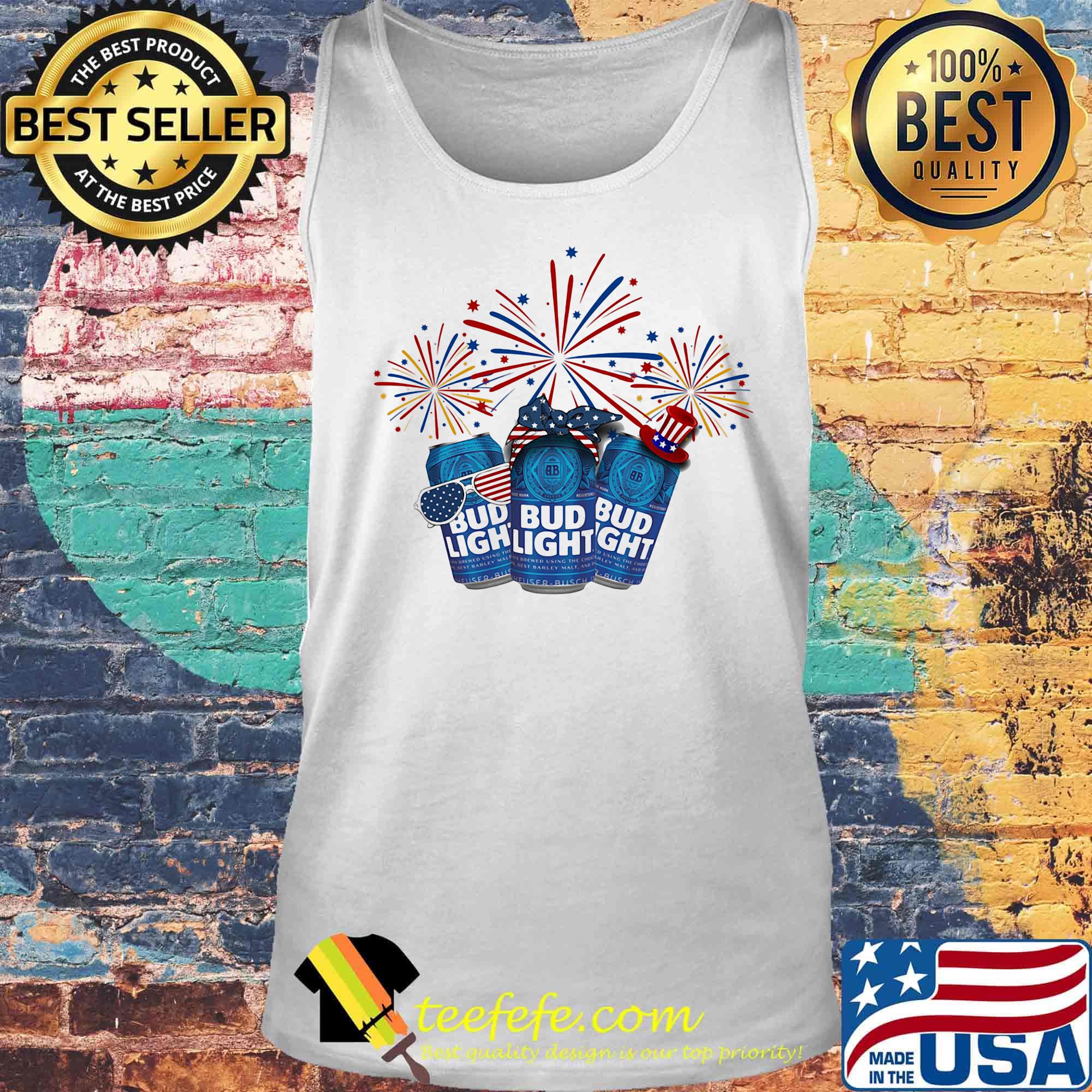 Beer bud light firework america 4th of july independence day s Tank top Beer bud light firework america 4th of july independence day s Tank top