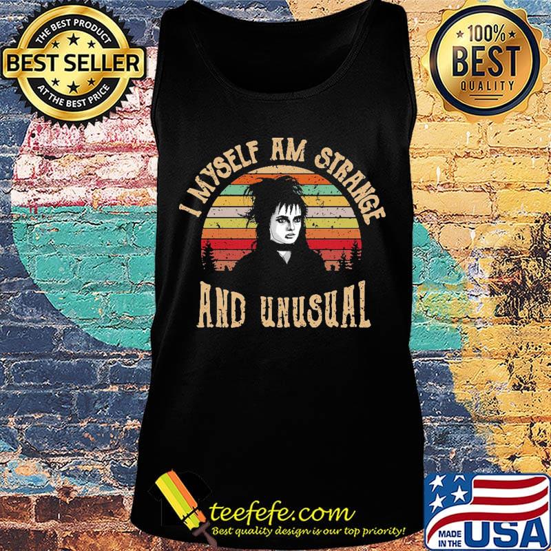 Beetlejuice lydia deetz winona ryder i myself am strange and unusual vintage retro s Tank top Beetlejuice lydia deetz winona ryder i myself am strange and unusual vintage retro s Tank top