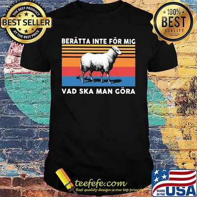 Beratta inte for mig vad ska man gora vintage retro sheep shirt
