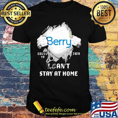 Berry I can't stay at home Covid-19 2020 superman shirt