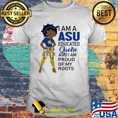 Betty boop i am a asu educated queen and i am proud of my roots shirt