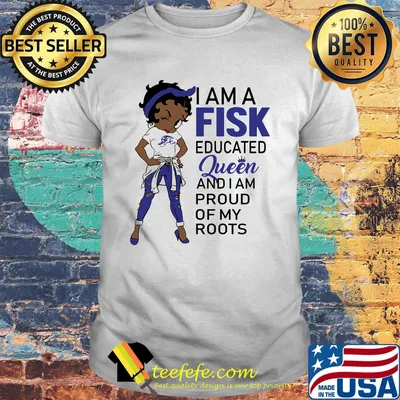 Betty boop i am a fisk educated queen and i am proud of my roots shirt