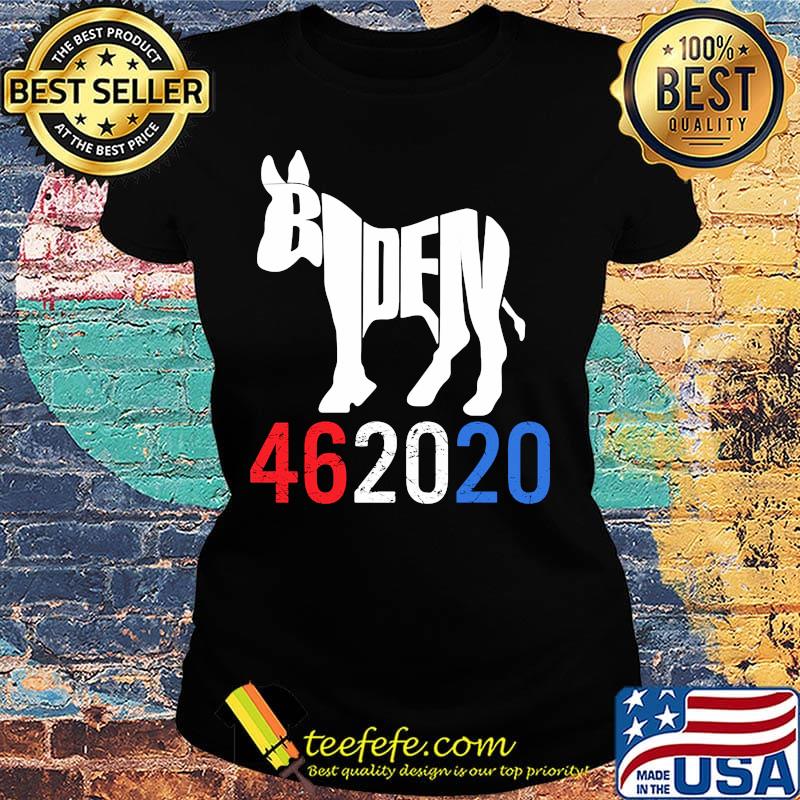 Biden 46 20 20 red white blue s Ladies tee Biden 46 20 20 red white blue s Ladies tee