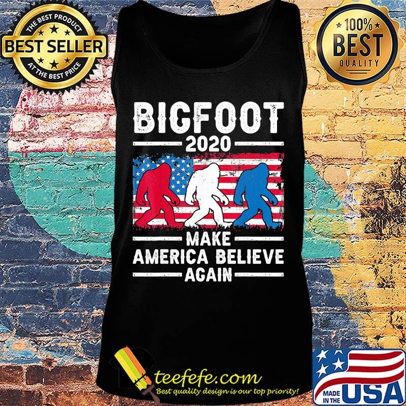 Bigfoot 2020 make america believe again american flag independence day s Tank top Bigfoot 2020 make america believe again american flag independence day s Tank top