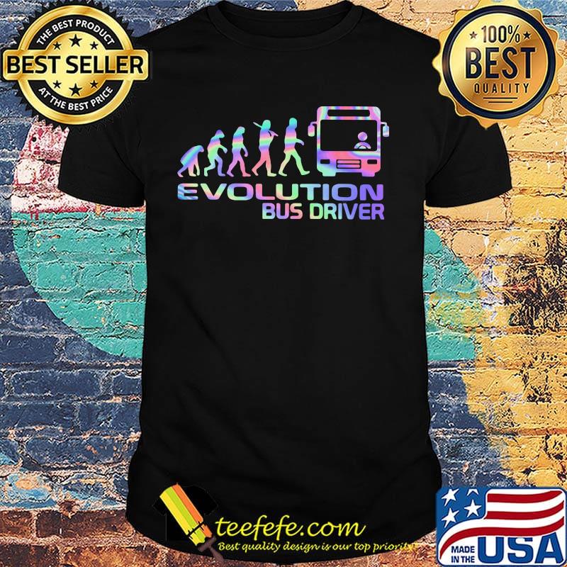 Bigfoot evolution bus driver shirt