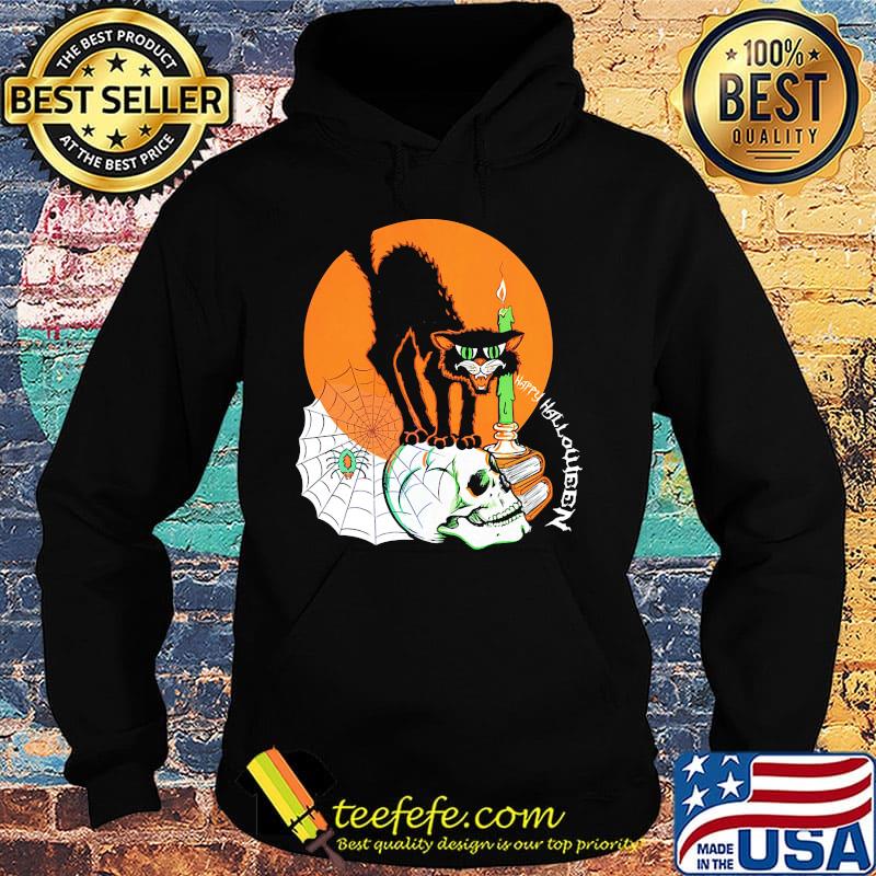 Black Cat Happy Holloween Sunset s Hoodie Black Cat Happy Holloween Sunset s Hoodie