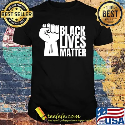 Black Lives Matter Hand Whtie Shirt