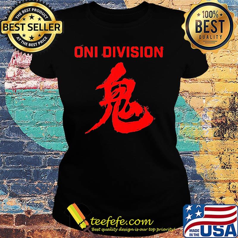 Black oni division classic s Ladies tee Black oni division classic s Ladies tee