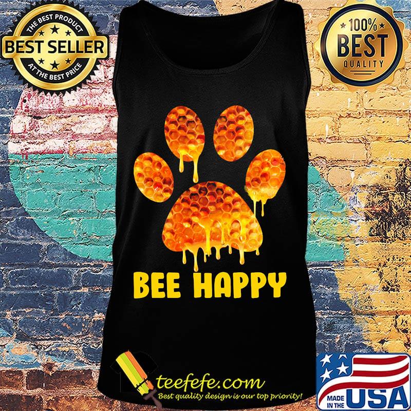 Black paw bee happy s Tank top Black paw bee happy s Tank top
