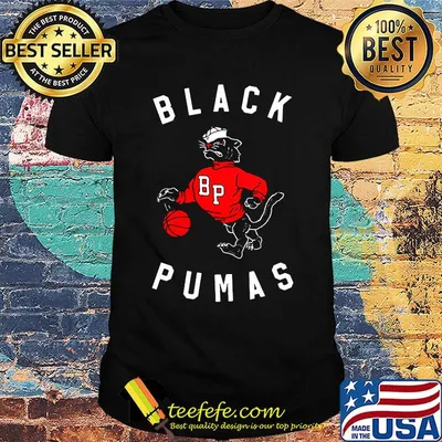 Black pumas basketball player shirt