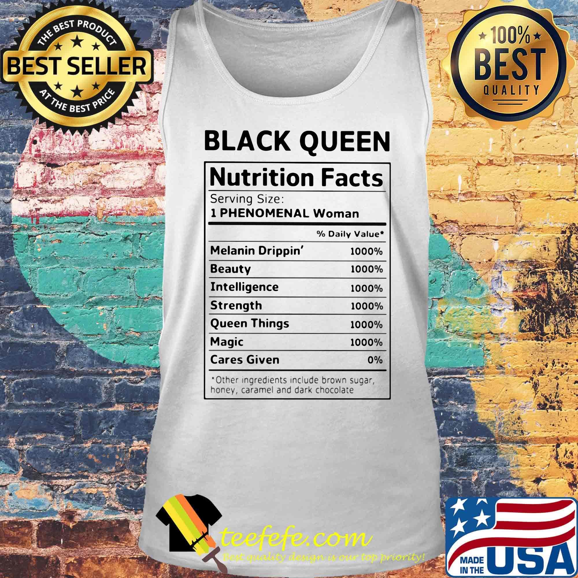 Black Queen Nutrition Facts Serving Size 1 Phenomaenal Woman Shirt Tank top Black Queen Nutrition Facts Serving Size 1 Phenomaenal Woman Shirt Tank top